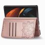 Samsung Galaxy Z Fold3 5G Handyh�lle Schutztasche Wallet Cover 360 Case Etuis Rosa