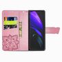 Samsung Galaxy Z Fold3 5G Handyh�lle Schutztasche Wallet Cover 360 Case Etuis Rosa