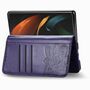 Samsung Galaxy Z Fold3 5G Handyh�lle Schutztasche Wallet Cover 360 Case Etuis Violett