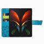 Samsung Galaxy Z Fold3 5G Handyh�lle Schutztasche Wallet Cover 360 Case Etuis Blau