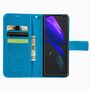 Samsung Galaxy Z Fold3 5G Handyh�lle Schutztasche Wallet Cover 360 Case Etuis Blau