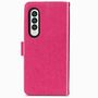 Samsung Galaxy Z Fold3 5G Handyh�lle Schutztasche Wallet Cover 360 Case Etuis Rosa