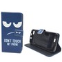Handyhlle Tasche fr Handy Wiko Lenny  Dont Touch my Phone