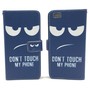 Dont Touch My Phone Handyh�lle Huawei P8 Lite Klapph�lle Wallet Case