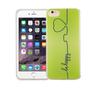 Handy H�lle f�r Apple iPhone 8 Cover Case Schutz Tasche Motiv Slim Silikon TPU Be Happy Gr�n