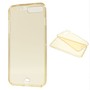 Crystal Case H�lle f�r Apple iPhone 8 Plus Gold Rahmen Full Body