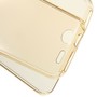 Crystal Case H�lle f�r Apple iPhone 8 Plus Gold Rahmen Full Body