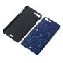 Handy H�lle Schutz Case Bumper Schale f�r Apple iPhone 8 Plus 3D Sterne Blau