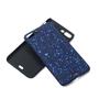 Handy H�lle Schutz Case Bumper Schale f�r Apple iPhone 8 Plus 3D Sterne Blau