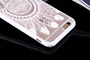 Handy H�lle Mandala f�r Apple iPhone 8 Plus Design Case Schutzh�lle Motiv Federn Totenkopf Cover Tasche Bumper Wei�