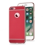 Handy H�lle f�r Apple iPhone 8 Plus Schutz Case Tasche Bumper Kunstleder Rot