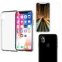Apple iPhone X Case Handy H�lle Cover Case Kamera Objektiv 9H Panzer Schutz Glas Klar
