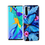 Huawei P30 Pro New Editition K�nig Design Handy H�lle Schutz-Case Cover Bumper Schmetterling Blau