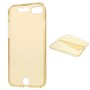 Crystal Case H�lle f�r Apple iPhone SE 2020 Gold Rahmen Full Body