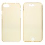Crystal Case H�lle f�r Apple iPhone SE 2020 Gold Rahmen Full Body