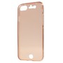 Crystal Case H�lle f�r Apple iPhone SE 2020 Pink Rahmen Full Body
