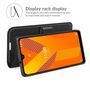 Handyh�lle f�r Wiko Y62 Schutztasche Wallet Cover 360 Case Etuis Schwarz