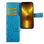 Apple iPhone 13 Tasche Handy Hlle Schutz-Cover Flip-Case mit Kartenfach