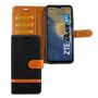 ZTE Blade A71 Tasche Handy H�lle Schutz-Cover Flip-Case mit Kartenfach