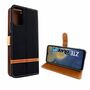 ZTE Blade A71 Tasche Handy H�lle Schutz-Cover Flip-Case mit Kartenfach