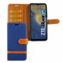 ZTE Blade A71 Tasche Handy Hlle Schutz-Cover Flip-Case mit Kartenfach