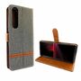 Sony Xperia 1 III Tasche Handy H�lle Schutz-Cover Flip-Case mit Kartenfach