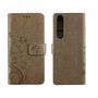 Sony Xperia 1 III Tasche Handy H�lle Schutz-Cover Flip-Case mit Kartenfach