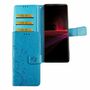 Sony Xperia 1 III Tasche Handy H�lle Schutz-Cover Flip-Case mit Kartenfach