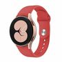 Sportliches Ersatzarmband f�r Samsung Galaxy Watch 4 & 5 - 20mm Flauschband Uhrenarmband Silikon