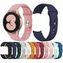 Sportliches Ersatzarmband f�r Samsung Galaxy Watch 4 & 5 - 20mm Flauschband Uhrenarmband Silikon