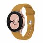 Sportliches Ersatzarmband f�r Samsung Galaxy Watch 4 & 5 - 20mm Flauschband Uhrenarmband Silikon