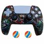 2x PS5 Controller Schutzh�lle Silikon Skin Schutz Cover Case DualSense Motiv