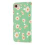 Apple iPhone SE 2022 Tasche Handy H�lle Schutz Cover mit Kartenfach Glitzer