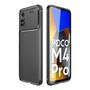 Handyh�lle Schutzh�lle f�r Xiaomi Poco M4 Pro Case Cover Tasche Carbon