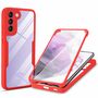 Handyh�lle Schutzh�lle f�r Samsung Galaxy S22 5G Case Cover Tasche Etuis Bumper