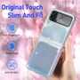 Handyh�lle f�r Samsung Galaxy Z Flip4 5G Schutzcase Backcover Bumper Etuis Transparent