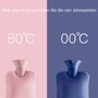 XXL W�rmflasche 2L mit Bezug PVC Handw�rmer Bettflasche Mikrowelle Winter Neu