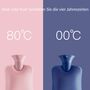 XXL W�rmflasche 2L mit Bezug PVC Handw�rmer Bettflasche Mikrowelle Winter Neu