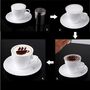 32 St�ck Latte Art Schablonen Vorlagen Cappuccino Kaffee Schaum Kuchen Decor Neu