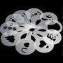 32 St�ck Latte Art Schablonen Vorlagen Cappuccino Kaffee Schaum Kuchen Decor Neu