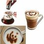 32 St�ck Latte Art Schablonen Vorlagen Cappuccino Kaffee Schaum Kuchen Decor Neu