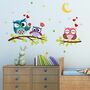 2x Wandtattoo Wandsticker Wandaufkleber Schlafzimmer Eulen Sticker Wanddekor DIY