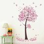 2 x Wandtattoo Wandsticker Wandaufkleber Wohnzimmer Sticker Baum Schmetterling