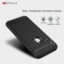 Schutzh�lle Handyh�lle f�r Apple iPhone X / XS Case Cover Carbon Optik Schwarz