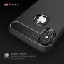 Schutzh�lle Handyh�lle f�r Apple iPhone X / XS Case Cover Carbon Optik Schwarz