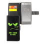 Handyh�lle Tasche f�r Handy Sony Xperia XZ1 Dont Touch My Phone Gr�n