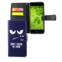 Dont Touch My Phone Handyh�lle Huawei Nova 2 Klapph�lle Wallet Case