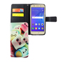 Handyh�lle Tasche f�r Handy Huawei Y3 2017 Schriftzug Marshmallows
