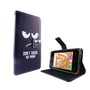 Handyh�lle Tasche f�r Handy Wiko Jerry Max Dont Touch my Phone