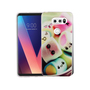 Handy H�lle f�r LG V30 Cover Case Schutz Tasche Motiv Slim Silikon TPU Schriftzug Marshmallows